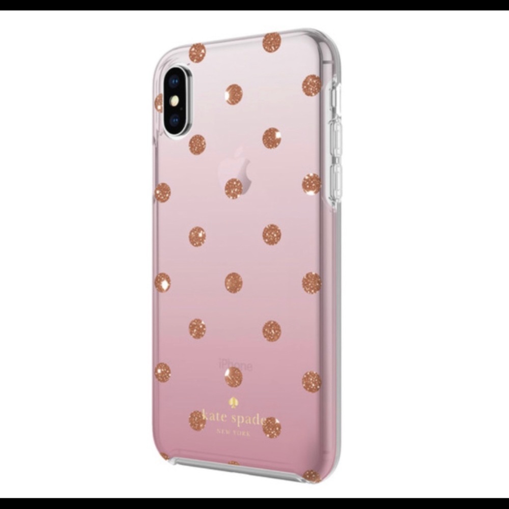 Kate Spade pink hardshell case (new!)